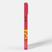 ホワイトデイジーフラワー名前をカスタムする Case-Mate iPhoneケース (裏面 / 右)