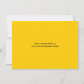 ホワイトデイジーフ結婚ラワーズブライダルシャワー 招待状 (裏面)