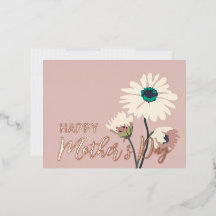 ホワイトデイジーモダンフローラハッピーマザーズ