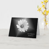 ホワイトデイジー悔やみや弔慰 カード (黄色い花)