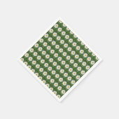 ホワイトデイジー紙 スタンダードカクテルナプキン (角)