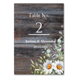 ホワイトデイジー結婚ズ テーブルナンバー