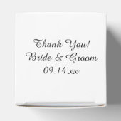 ホワイトデイジー結婚フラワー フェイバーボックス (上部)