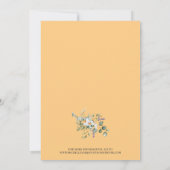 ホワイトデイジー結婚式招待状 招待状 (裏面)