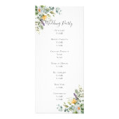 ホワイトデイジー結婚式 プログラム (裏面)