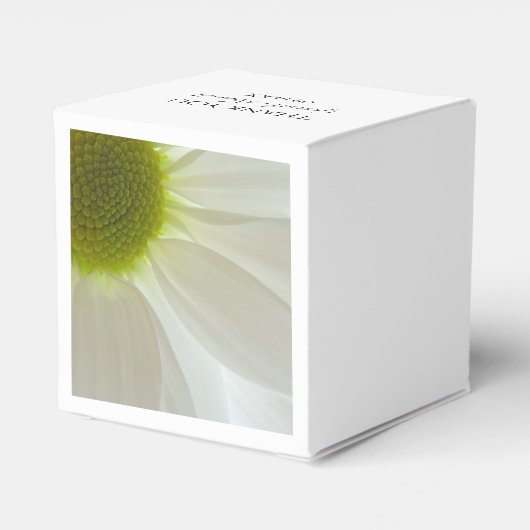 ホワイトデイジー花びら結婚ズ フェイバーボックス (裏面サイド)