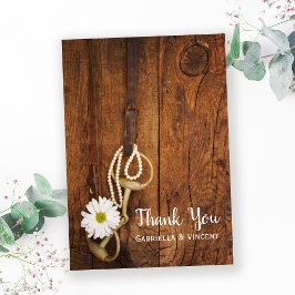 ホワイトデイジー馬ビットウェスタン結婚ズサンキュー サンキューカード