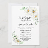 ホワイトデイジー ウェディングパーティ招待状 招待状 (正面)