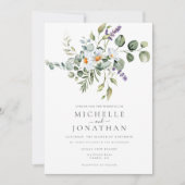 ホワイトデイジー ウェディング招待状 招待状 (正面)