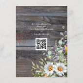 ホワイトデイジー エンクロージャーカード (裏面)