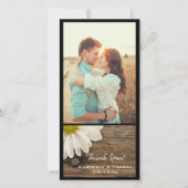 ホワイトデイジー&バーンウッドカントリー サンキューカード (正面)