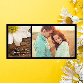 ホワイトデイジー&バーンウッドカントリー サンキューカード