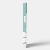 ホワイトデイジー フラワー 名前入り バースデー Case-Mate iPhoneケース (裏面 / 右)