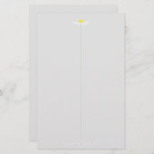 ホワイトデイジー 便箋 (正面/裏面)