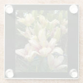 ホワイトデイリリー ガラスコースター (裏面)