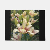 ホワイトデイリリー ドアマット (正面)