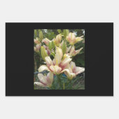 ホワイトデイリリー ラッピングペーパーシート (正面2)