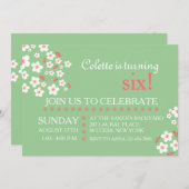 ホワイトデインティスフローラ招待状 招待状 (正面/裏面)