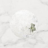 ホワイトデリケート植物生誕会紙吹雪 コンフェッティ (スモール正面)