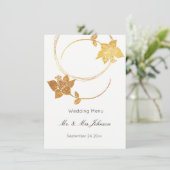 ホワイトデリケート金ゴールドフローラ結婚のイベントメニュー メニュー (スタンド正面)