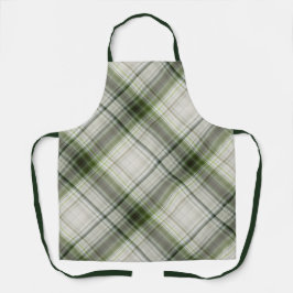 ホワイトトリリウムスグリーンとホワイトプライド エプロン