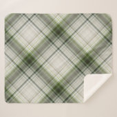 ホワイトトリリウムスグリーンとホワイトプライド シェルパブランケット (正面(横))