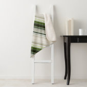 ホワイトトリリウムスホワイトアンドグリーンストライプ シェルパブランケット (インサイチュ)