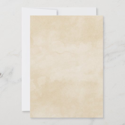 ホワイトトルコサンクスギビングディナー招待状 招待状 (裏面)