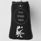 ホワイトトレックスザボスディノ ゴルフヘッドカバー (回転90)