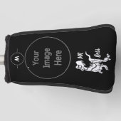 ホワイトトレックスザボスディノ ゴルフヘッドカバー (正面)