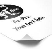 ホワイトトレックスザボスディノ フォトプリント            (角)