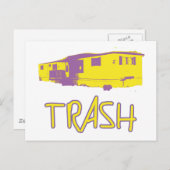 ホワイトトレーラーパークゴミ可哀ばかレッドネック ポストカード (正面/裏面)