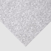 ホワイトトーンフェイクグリッターとスパークルスパターン 薄葉紙 (詳細)