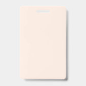 ホワイトドお洒落ウラの手書きフローラ バッジ (裏面)