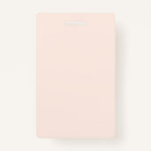 ホワイトドお洒落ウラの手書きフローラ バッジ (裏面)