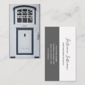 ホワイトドアの注意開おもしろい点をノックする 名刺 (正面/裏面)