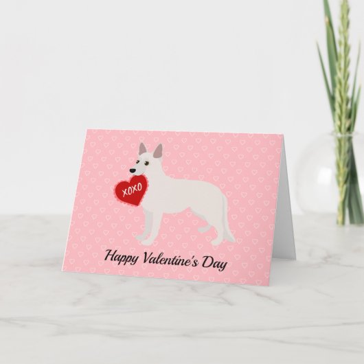 ホワイトドイツのバレンタインデー シーズンカード (正面)