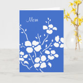 ホワイトドッグウッド母の日のカード カード (黄色い花)