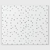 ホワイトドットのラッピング紙 ラッピングペーパー (フラット)