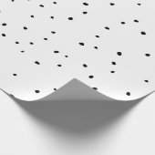 ホワイトドットのラッピング紙 ラッピングペーパー (角)