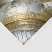 ホワイトドラゴンスチームパンクファンタジーアートデコップページ 薄葉紙 (詳細)