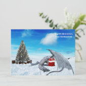 ホワイトドラゴンスノーウィンターホリデー シーズンカード (スタンド正面)