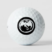 ホワイトドラゴンタイトルリストプロV1ソフトゴルフボール12 pk ゴルフボール (正面)