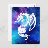 ホワイトドラゴンタトゥーイン宇宙 ポストカード (正面/裏面)