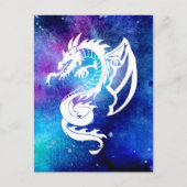ホワイトドラゴンタトゥーイン宇宙 ポストカード (正面)