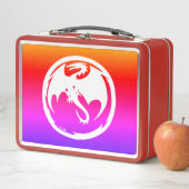 ホワイトドラゴンネオン弁当箱 メタルランチボックス (インサイチュ)