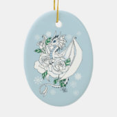 ホワイトドラゴンバラスノーブラウン セラミックオーナメント (裏面)