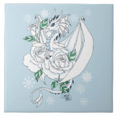 ホワイトドラゴンバラスノーブラウン タイル (正面)