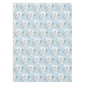 ホワイトドラゴンバラスノーブラウン テーブルクロス (正面)