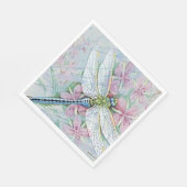 「ホワイトドラゴンフライ」紙ナプキン スタンダードランチョンナプキン (角)